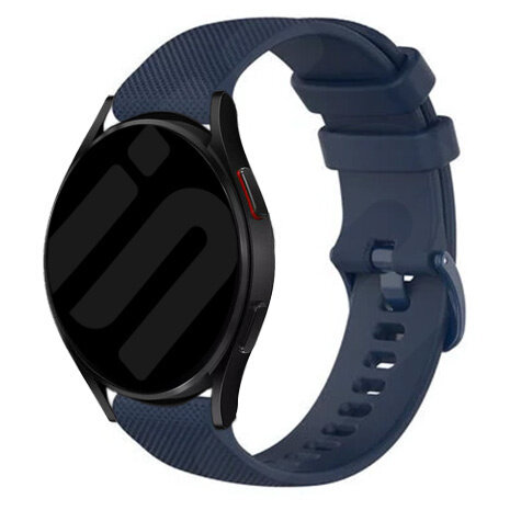 Strap-it® Strap-it Samsung Galaxy Watch 7 - 44mm Luxus Silikonarmband (Dunkelblau)