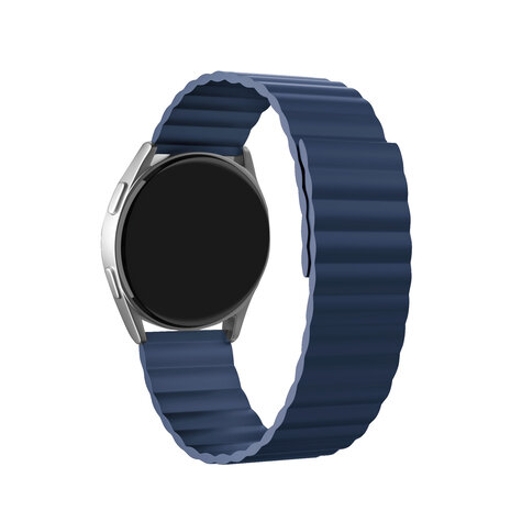 Strap-it® Strap-it Samsung Galaxy Watch 7 - 44mm magnetisches Silikonarmband (Blau)