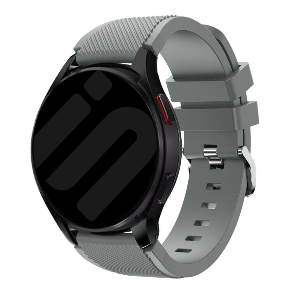 Strap-it® Strap-it Samsung Galaxy Watch 7 - 44mm Silikonarmband (Grau)