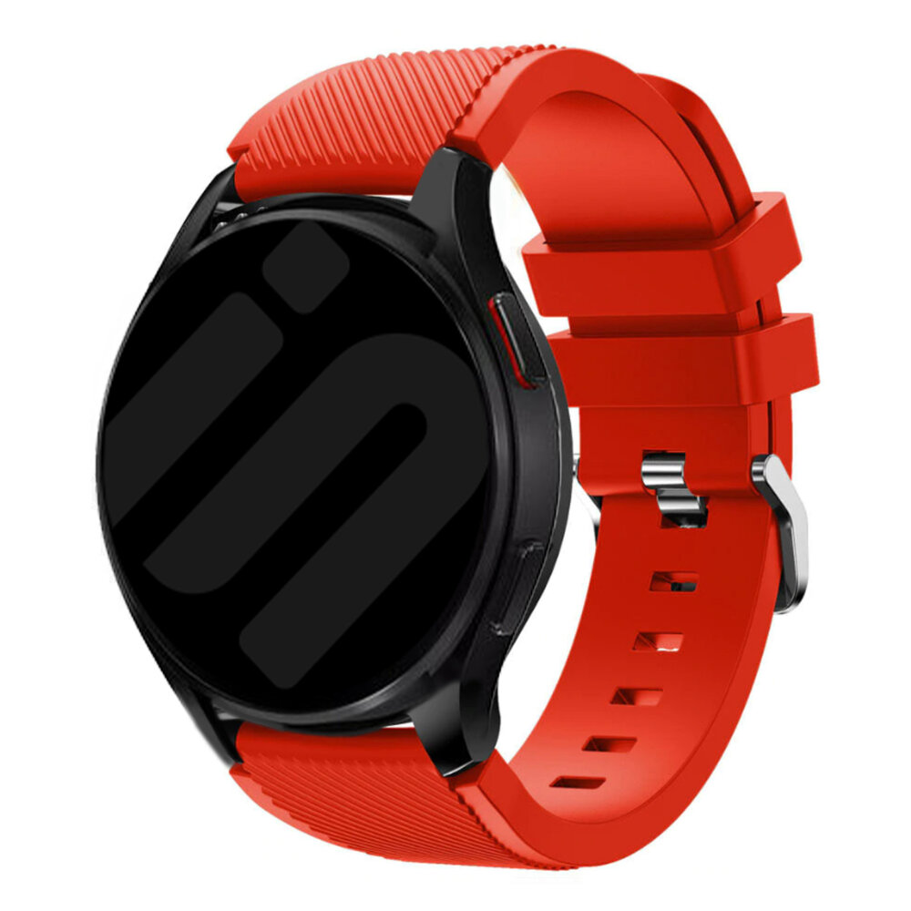 Strap-it® Strap-it Samsung Galaxy Watch 7 - 44mm Silikonarmband (Rot)