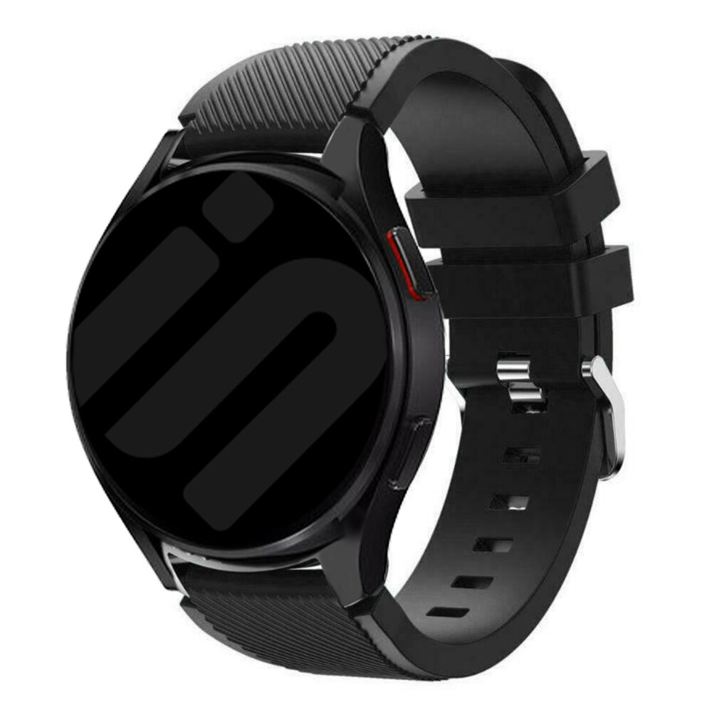 Strap-it® Strap-it Samsung Galaxy Watch 7 - 44mm Silikonarmband (Schwarz)