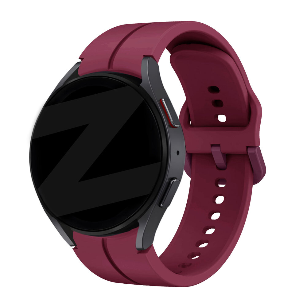 Bandz Bandz Samsung Galaxy Watch 7 - 44mm Silikonarmband 'Extreme' (Weinrot)