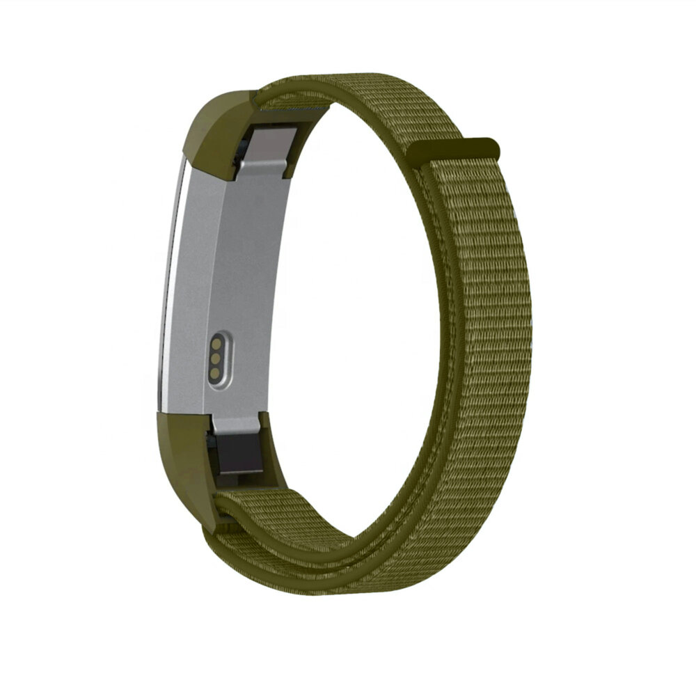 Strap-it® Strap-it® Fitbit Alta / Alta HR Nylonarmband (Oliv) Strap-it® Strap-it® Fitbit Alta / Alta HR Nylonarmband (Oliv)