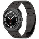 Strap-it® Strap-it Samsung Galaxy Watch Ultra Stahlarmband (Schwarz)