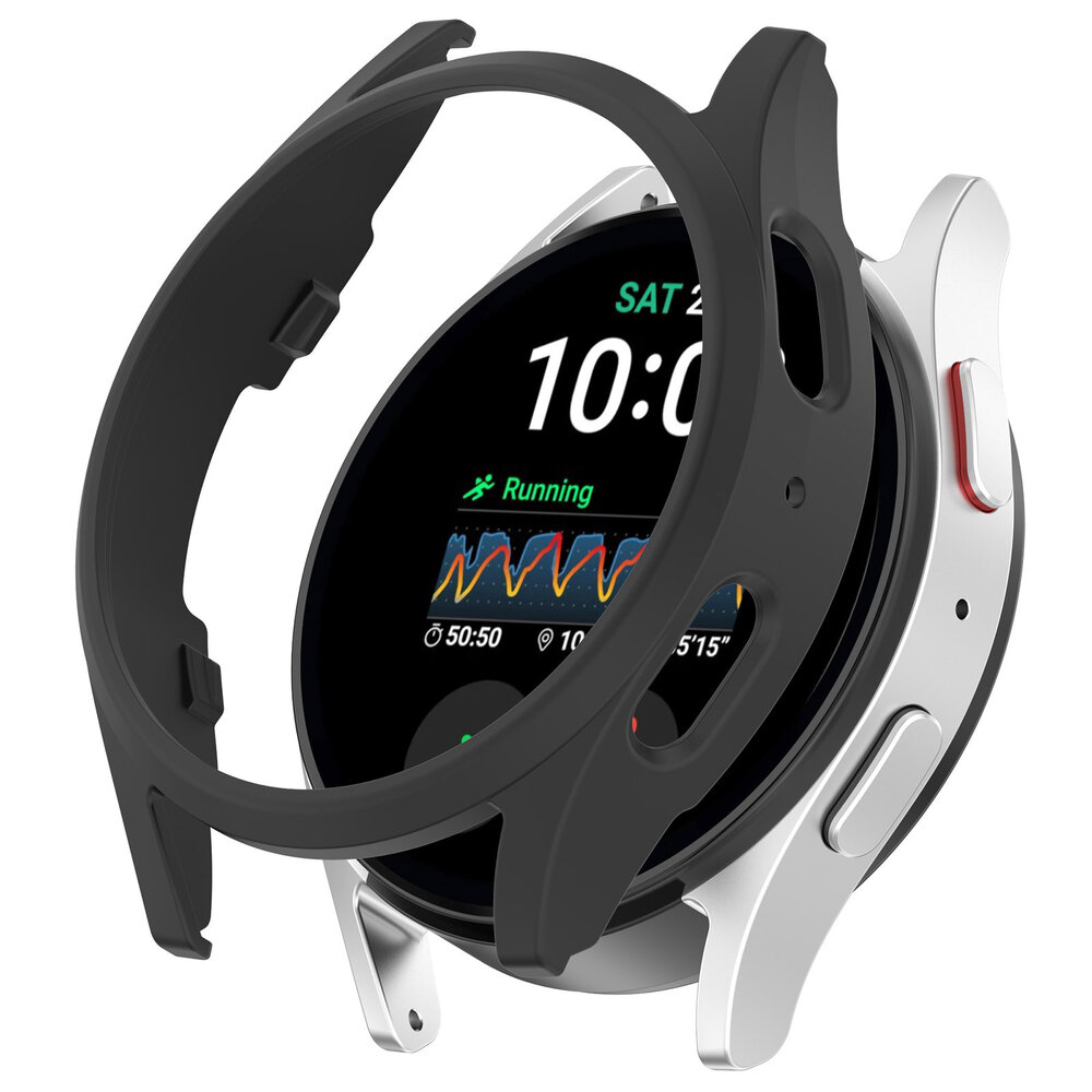 Strap-it® Strap-it Samsung Galaxy Watch 7 40mm Hartschalenhülle (Schwarz)