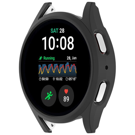 Strap-it® Strap-it Samsung Galaxy Watch 7 40mm Hartschalenhülle (Schwarz)