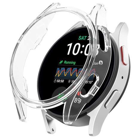 Strap-it® Strap-it Samsung Galaxy Watch 7 44mm Hartschalenhülle (Transparent)