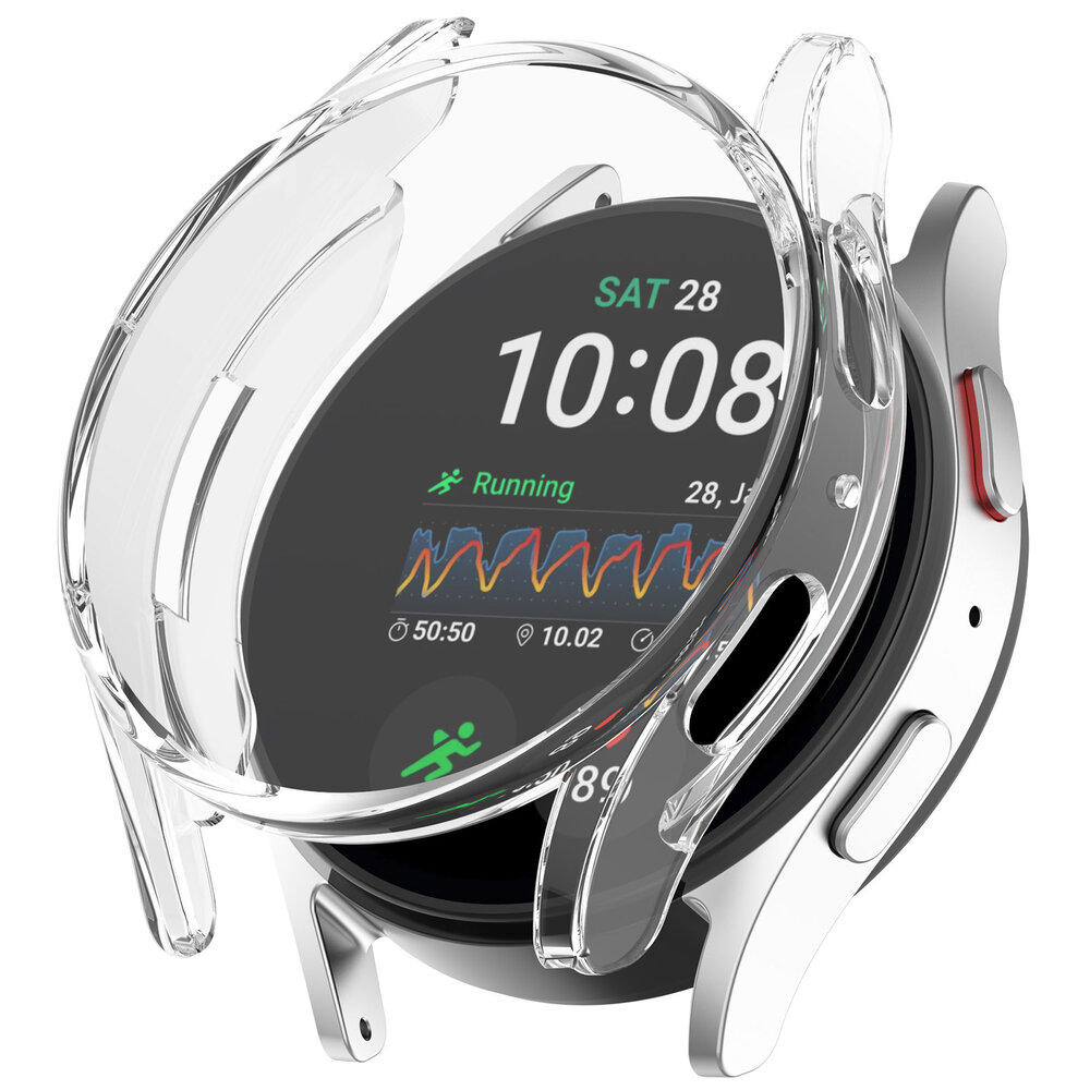 Strap-it® Strap-it Samsung Galaxy Watch 7 44mm TPU Hülle (Transparent)
