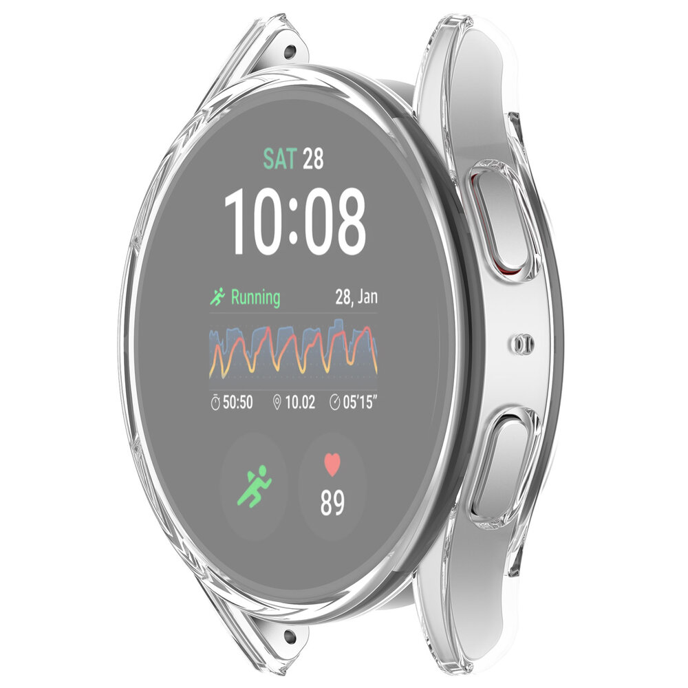Strap-it® Strap-it Samsung Galaxy Watch 7 44mm TPU Hülle (Transparent)