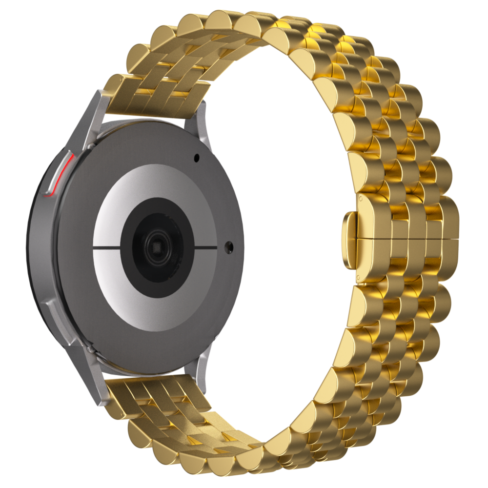 Strap-it® Strap-it Xiaomi Amazfit GTR Jubilee Stahlband (Gold)