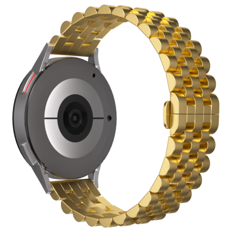 Strap-it® Strap-it Xiaomi Amazfit GTR Jubilee Stahlband (Gold)