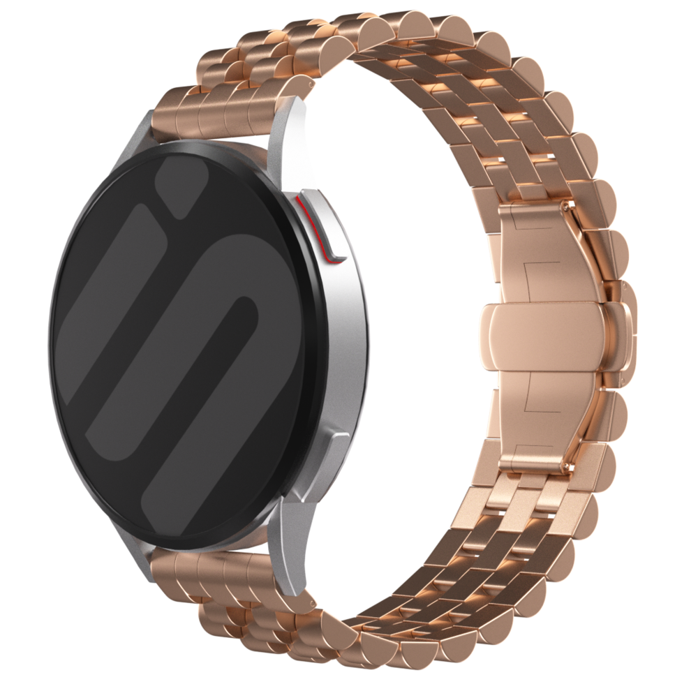 Strap-it® Strap-it Xiaomi Mi Watch Jubilee Stahlarmband (Roségold)