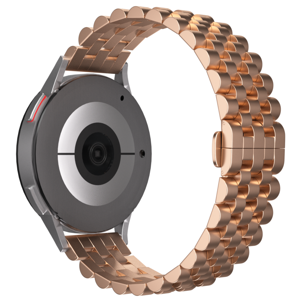 Strap-it® Strap-it Xiaomi Mi Watch Jubilee Stahlarmband (Roségold)