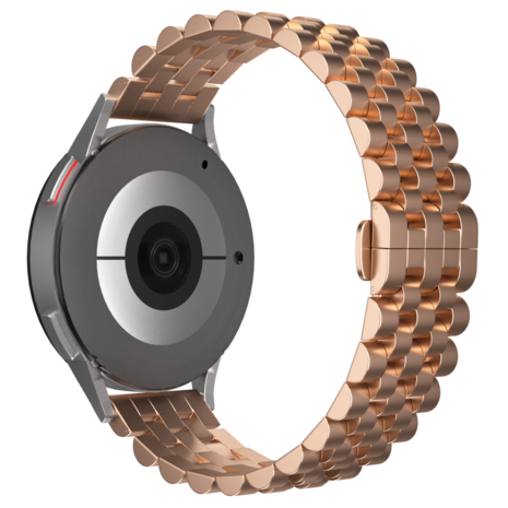 Strap-it® Strap-it Xiaomi Mi Watch Jubilee Stahlarmband (Roségold)