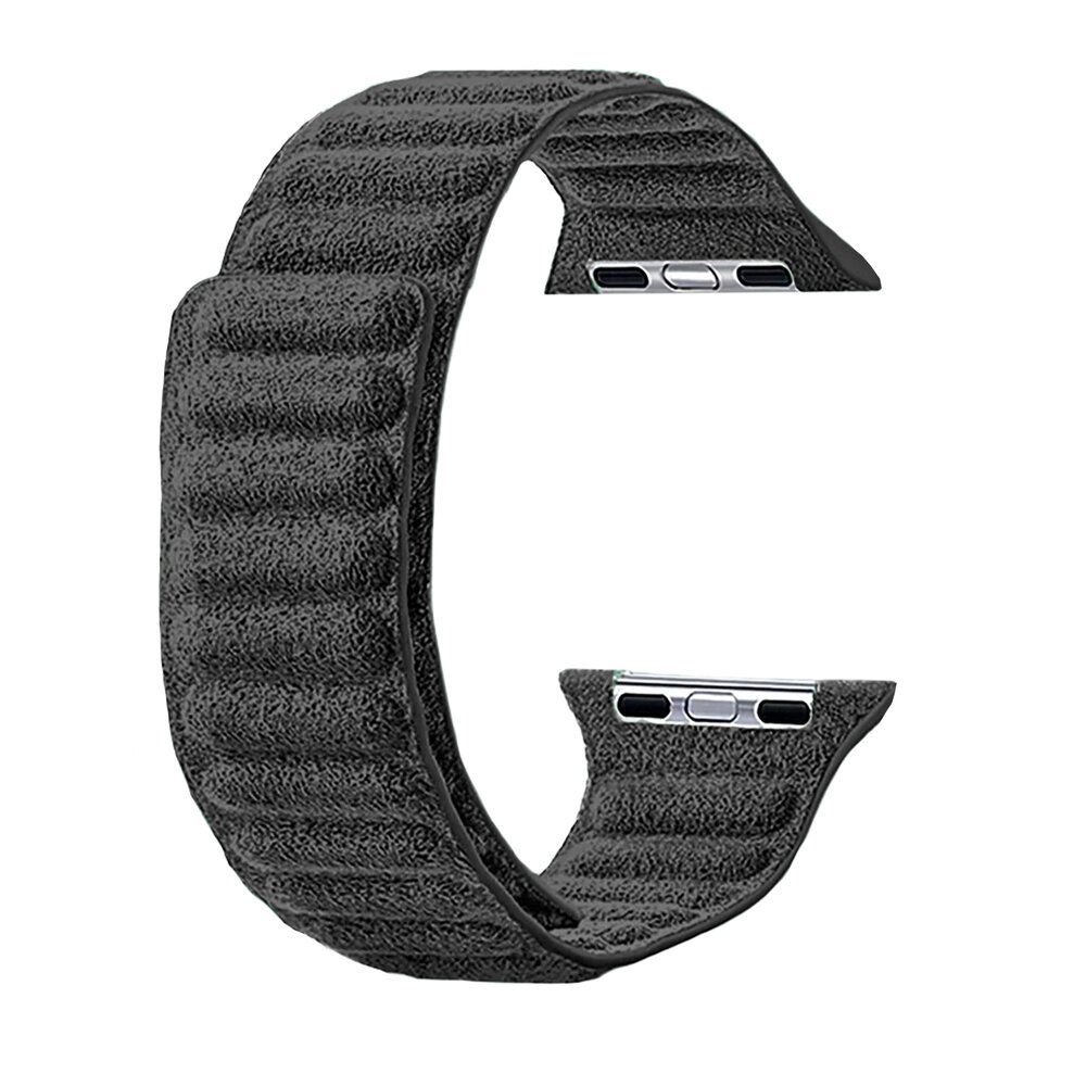 Strap-it® Strap-it Apple Watch Alcantara Armband (Schwarz) Strap-it® Strap-it Apple Watch Alcantara Armband (Schwarz)