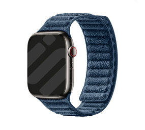 Strap-it® Apple Watch Alcantara Armband (Blau)