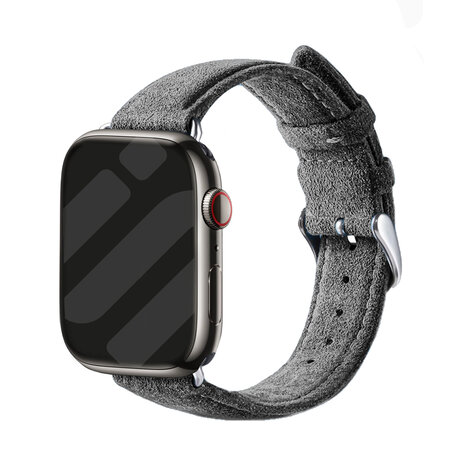 Strap-it® Strap-it Apple Watch Alcantara Schnallenarmband  (Grau) Strap-it® Strap-it Apple Watch Alcantara Schnallenarmband  (Grau)