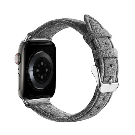 Strap-it® Strap-it Apple Watch Alcantara Schnallenarmband  (Grau) Strap-it® Strap-it Apple Watch Alcantara Schnallenarmband  (Grau)