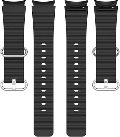 Strap-it® Strap-it Samsung Galaxy Watch 4 Classic 42mm Ocean Armband (Schwarz) Strap-it® Strap-it Samsung Galaxy Watch 4 Classic 42mm Ocean Armband (Schwarz)