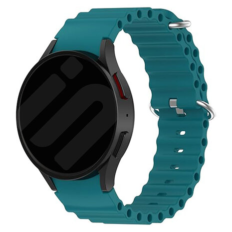 Strap-it® Strap-it Samsung Galaxy Watch 5 44mm Ocean Armband (Dunkelgrün)