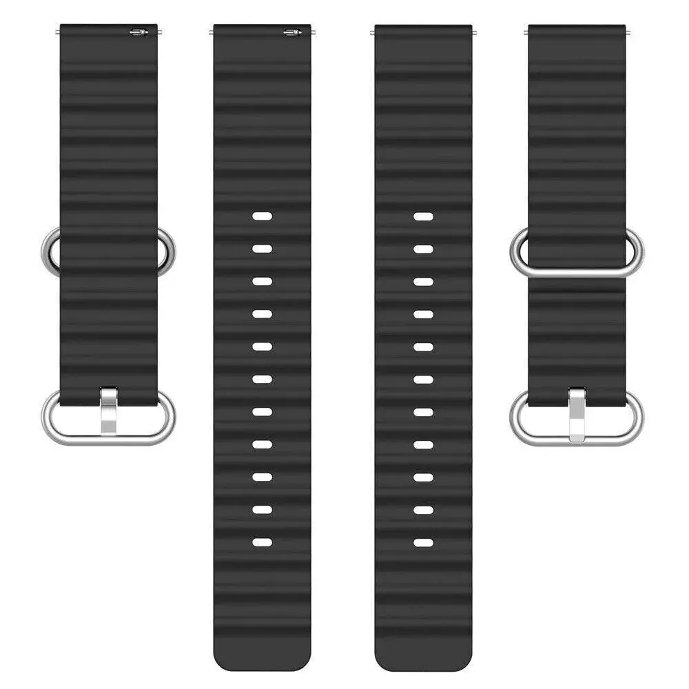 Strap-it® Strap-it Huawei Watch GT 3 46mm Ocean Armband (Schwarz) Strap-it® Strap-it Huawei Watch GT 3 46mm Ocean Armband (Schwarz)