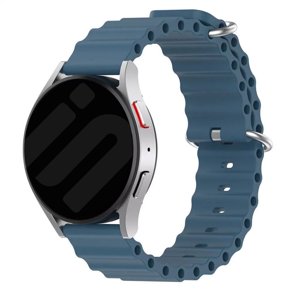 Strap-it® Strap-it Xiaomi Amazfit GTR 47mm Ocean Armband (Grau Blau)