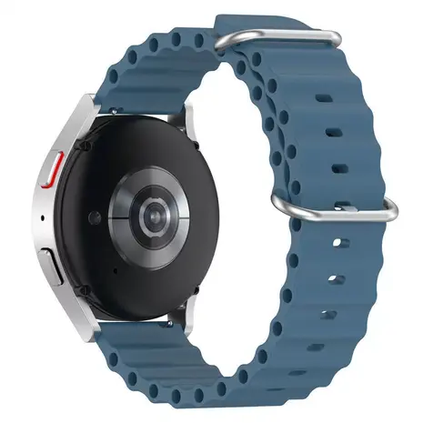 Strap-it® Strap-it Xiaomi Amazfit GTR 47mm Ocean Armband (Grau Blau)