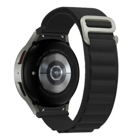 Strap-it® Strap-it Samsung Galaxy Watch 5 44mm Alpine Armband (Schwarz)