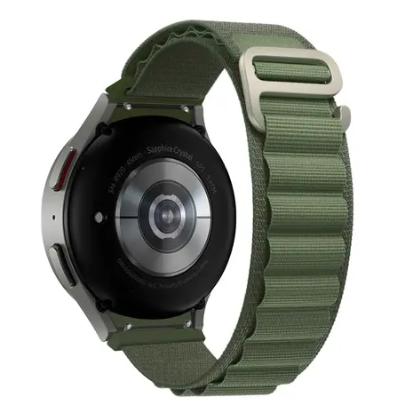 Strap-it® Strap-it Samsung Galaxy Watch 5 Pro Alpine Armband (Grün)