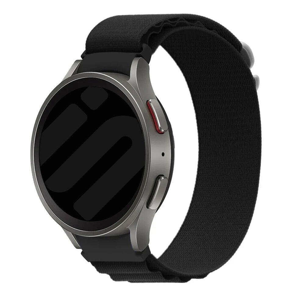 Strap-it® Strap-it Samsung Galaxy Watch 6 Classic 43mm Alpine Armband (Schwarz)