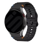 Strap-it® Strap-it Samsung Galaxy Watch 4 40mm Wave Armband (Schwarz)