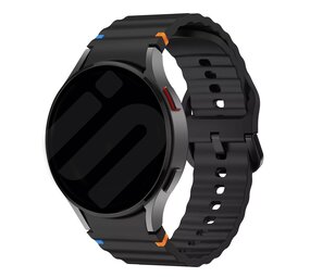 Strap-it® Samsung Galaxy Watch 4 40mm Wave Armband (Schwarz) Strap-it® Samsung Galaxy Watch 4 40mm Wave Armband (Schwarz)