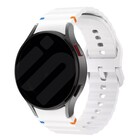 Strap-it® Strap-it Samsung Galaxy Watch 4 Classic 46mm Wave Armband (Weiß)