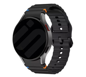 Strap-it® Samsung Galaxy Watch 5 40mm Wave Armband (Schwarz) Strap-it® Samsung Galaxy Watch 5 40mm Wave Armband (Schwarz)