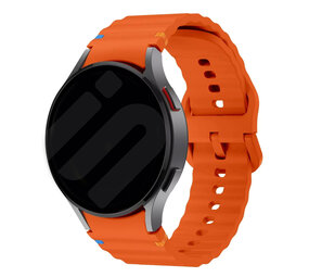 Strap-it® Samsung Galaxy Watch 5 40mm Wave Armband (Orange) Strap-it® Samsung Galaxy Watch 5 40mm Wave Armband (Orange)