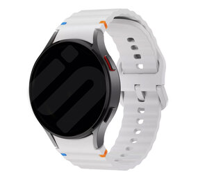 Strap-it® Samsung Galaxy Watch 5 40mm Wave Armband (Hellgrau) Strap-it® Samsung Galaxy Watch 5 40mm Wave Armband (Hellgrau)