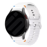 Strap-it® Samsung Galaxy Watch 5 40mm Wave Armband (Weiß) Strap-it® Samsung Galaxy Watch 5 40mm Wave Armband (Weiß)