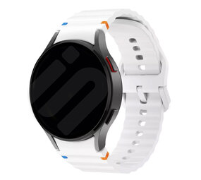 Strap-it® Samsung Galaxy Watch 5 40mm Wave Armband (Weiß) Strap-it® Samsung Galaxy Watch 5 40mm Wave Armband (Weiß)