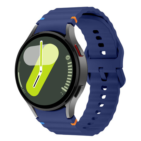Strap-it® Strap-it Samsung Galaxy Watch 7 - 40mm Wave Armband (Dunkelblau) Strap-it® Strap-it Samsung Galaxy Watch 7 - 40mm Wave Armband (Dunkelblau)