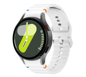 Strap-it® Samsung Galaxy Watch 7 - 40mm Wave Armband (Weiß) Strap-it® Samsung Galaxy Watch 7 - 40mm Wave Armband (Weiß)