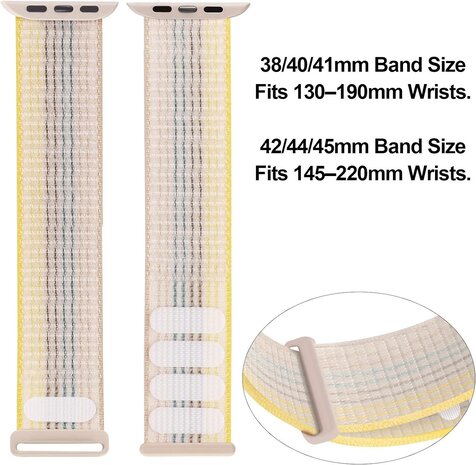 Strap-it® Strap-it Apple Watch Armband Nylon (Polarstern Mischung) Strap-it® Strap-it Apple Watch Armband Nylon (Polarstern Mischung)