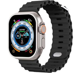 Strap-it® Apple Watch Ocean-Armband mit Schnappverschluss (Schwarz) Strap-it® Apple Watch Ocean-Armband mit Schnappverschluss (Schwarz)