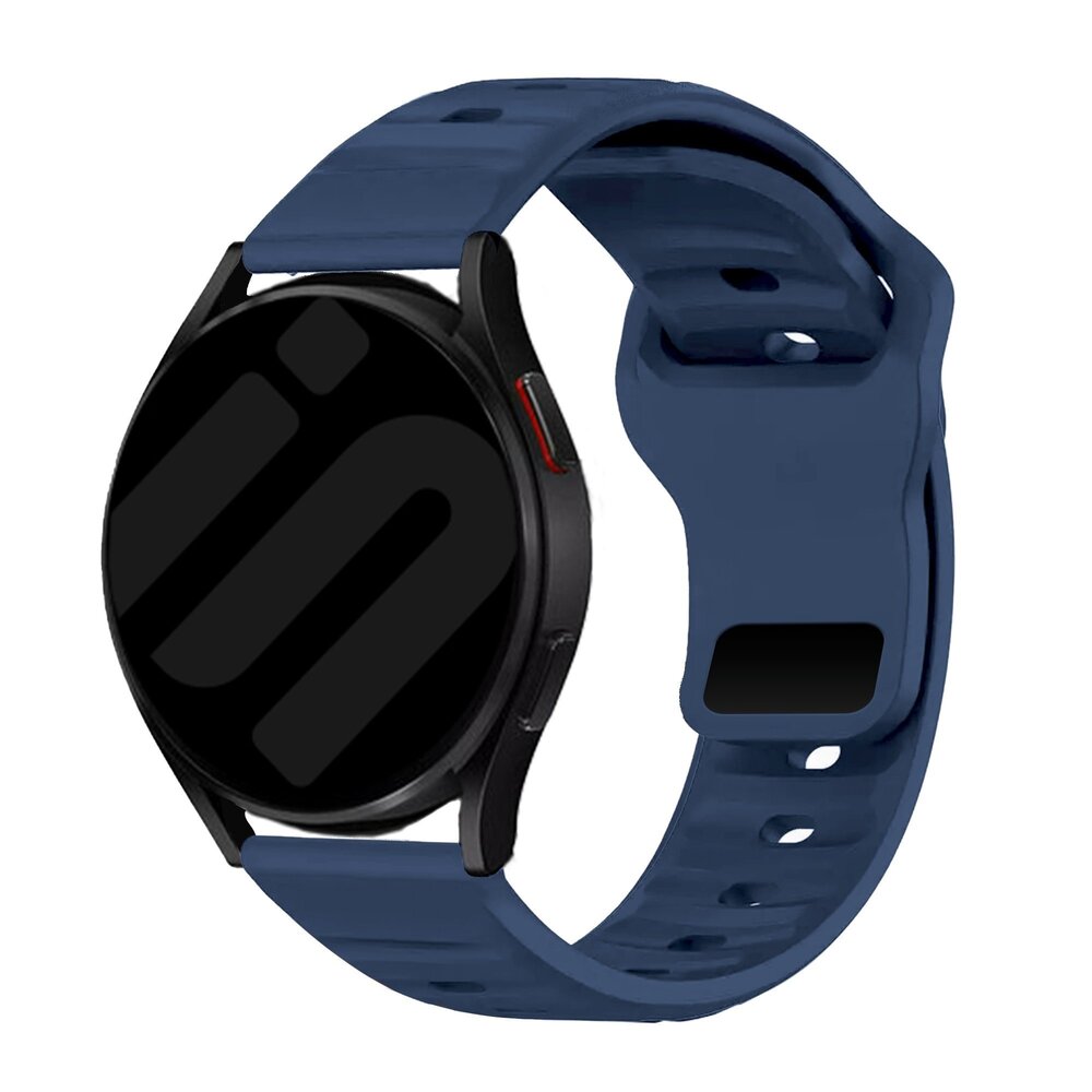 Strap-it® Strap-it Huawei Watch GT Outdoor Silikonarmband (Dunkelblau)