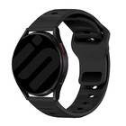 Strap-it® Strap-it Samsung Galaxy Watch 6 Classic 43mm Outdoor Silikonarmband (Schwarz)