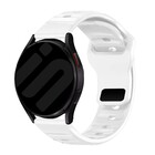 Strap-it® Strap-it Samsung Galaxy Watch 5 Pro Outdoor Silikonarmband (Weiß)