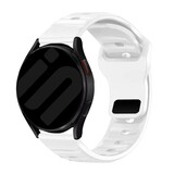 Strap-it® Withings ScanWatch 2 - 42mm Outdoor Silikonarmband (Weiß) Strap-it® Withings ScanWatch 2 - 42mm Outdoor Silikonarmband (Weiß)