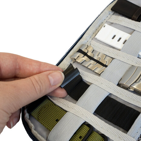 Strap-it® Strap-it Aufbewahrungstasche für Smartwatch Armbänder (Dunkelblau) Strap-it® Strap-it Aufbewahrungstasche für Smartwatch Armbänder (Dunkelblau)