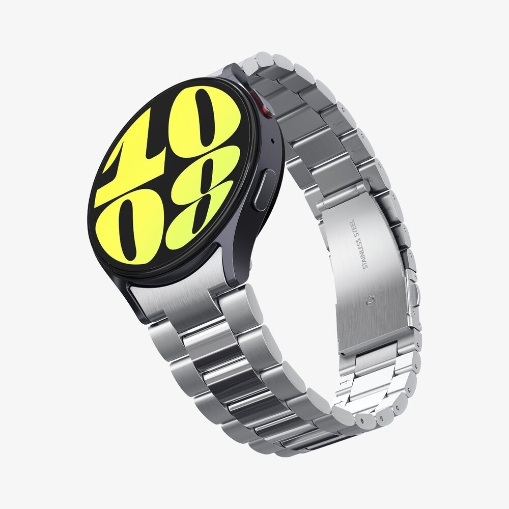 Spigen Spigen Samsung Galaxy Watch 4 40mm Modern Fit Stahlarmband (Silber) Spigen Spigen Samsung Galaxy Watch 4 40mm Modern Fit Stahlarmband (Silber)