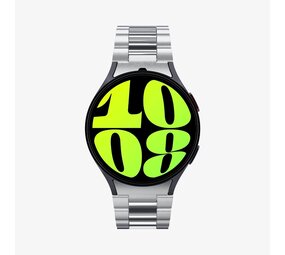 Spigen Spigen Samsung Galaxy Watch 4 44mm Modern Fit Stahlarmband (Silber) Spigen Spigen Samsung Galaxy Watch 4 44mm Modern Fit Stahlarmband (Silber)