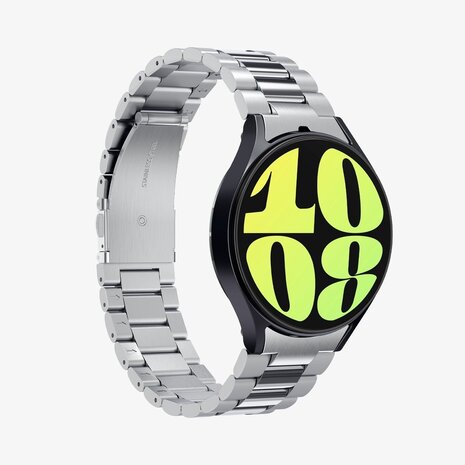 Spigen Spigen Samsung Galaxy Watch 4 Classic 42mm Modern Fit Stahlarmband (Silber) Spigen Spigen Samsung Galaxy Watch 4 Classic 42mm Modern Fit Stahlarmband (Silber)